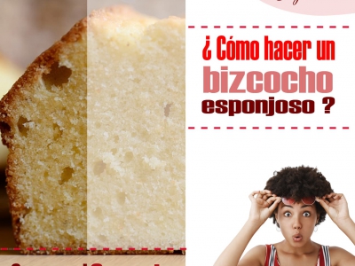 Tips para un bizcocho esponjoso